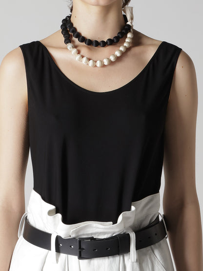 BIG SILK BALL NECKLACE