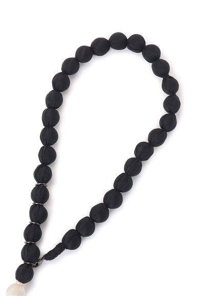 BIG SILK BALL NECKLACE