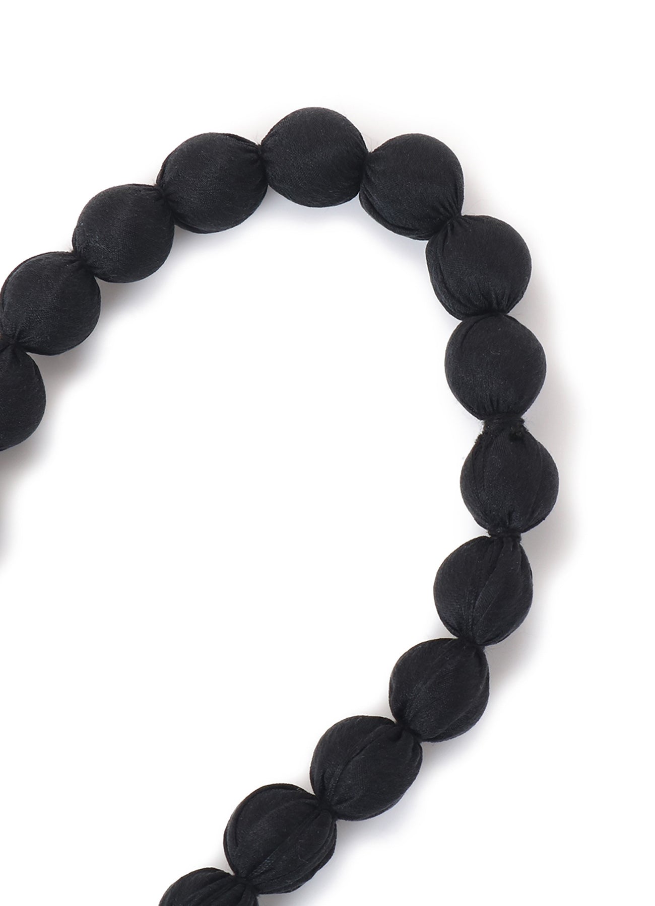 BIG SILK BALL NECKLACE