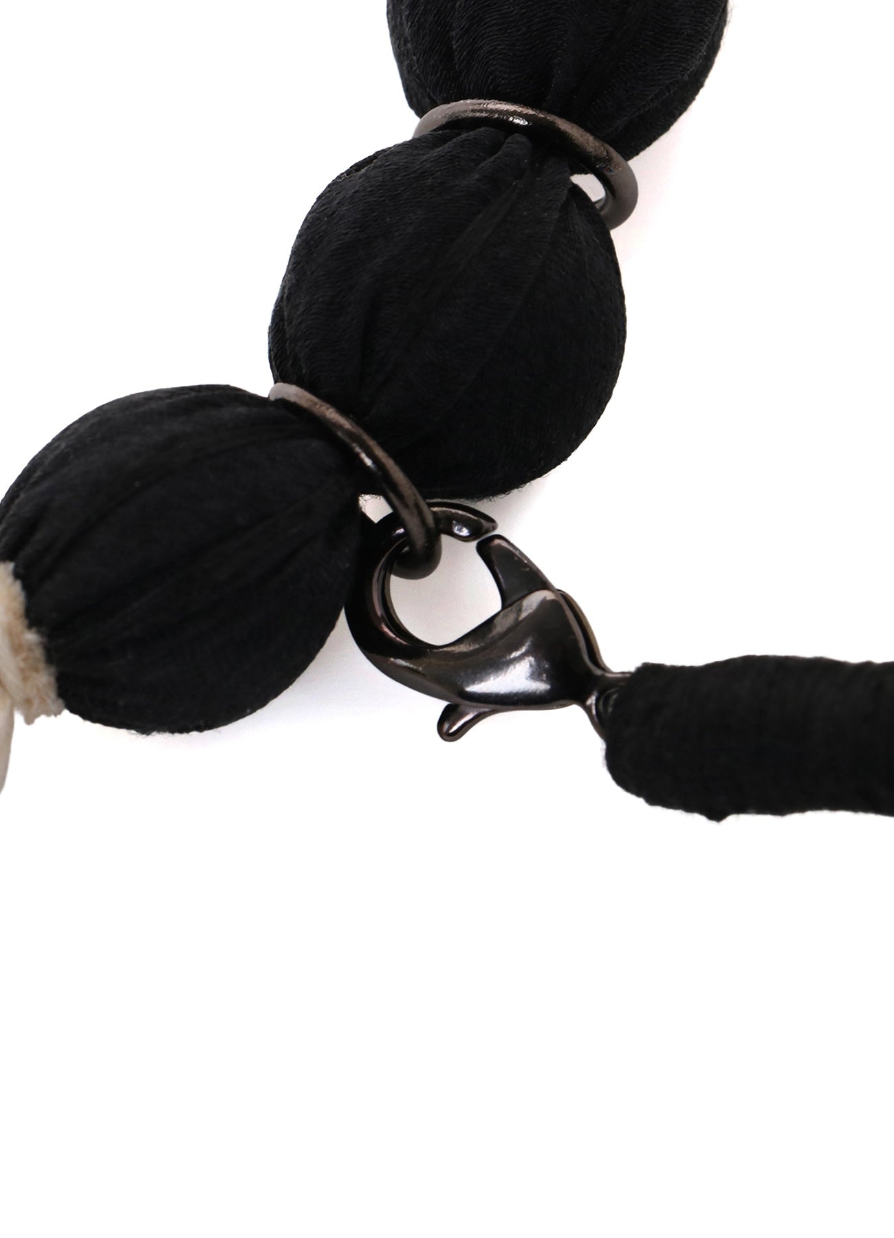 BIG SILK BALL NECKLACE