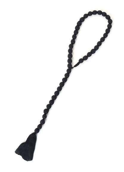 BIG SILK BALL NECKLACE