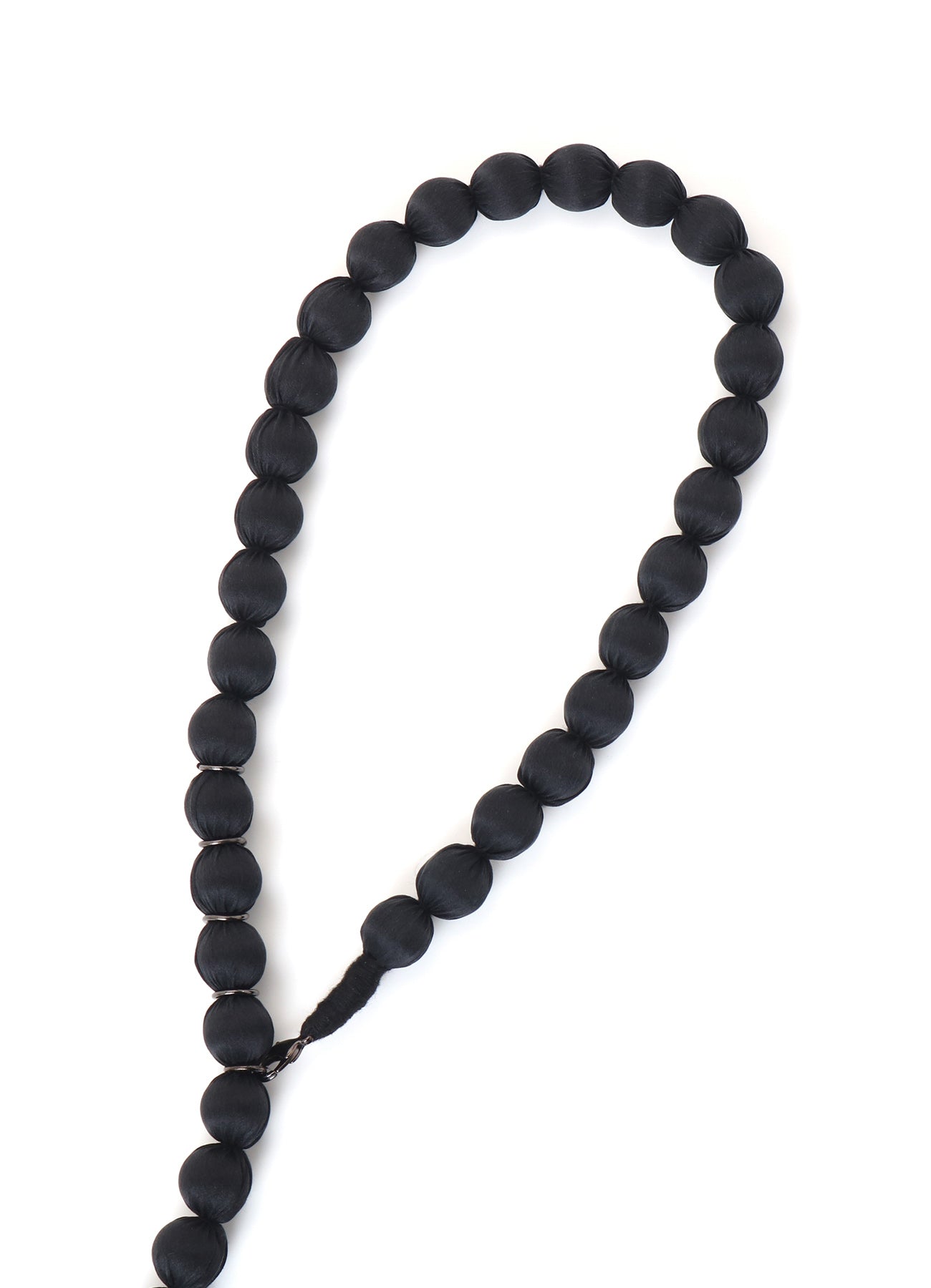 BIG SILK BALL NECKLACE
