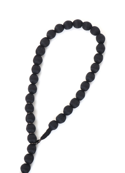 BIG SILK BALL NECKLACE