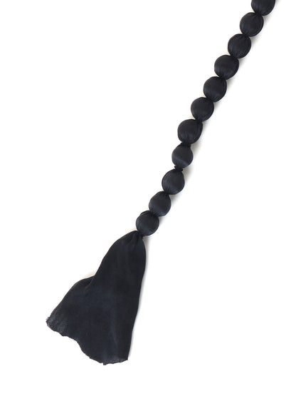 BIG SILK BALL NECKLACE