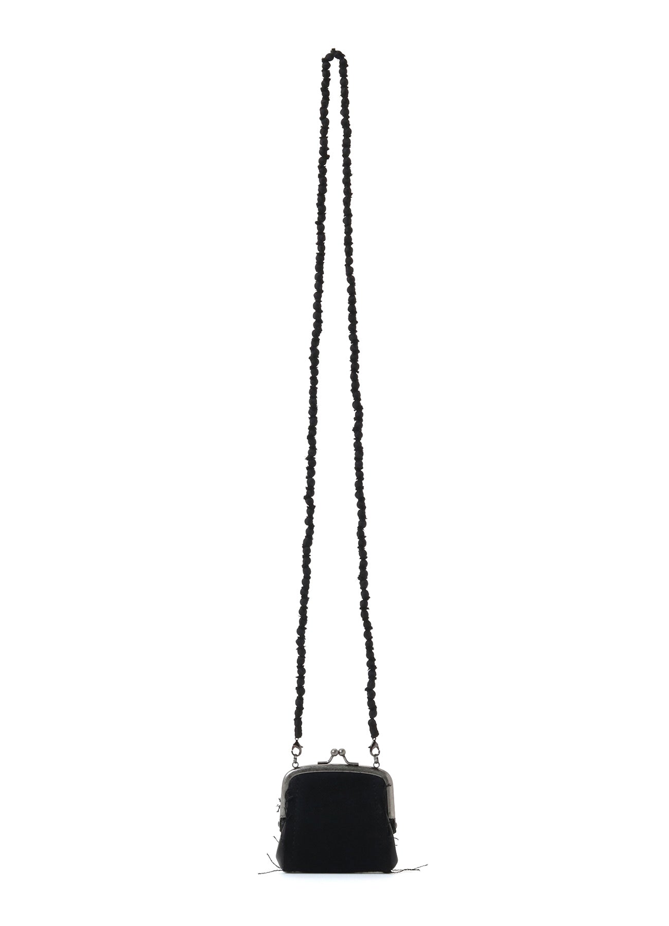 SOFT LEATHER SILK BALL METAL CLASP NECKLACE – THE SHOP YOHJI YAMAMOTO