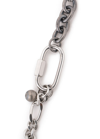 BRASS SILVER NECKLACE A