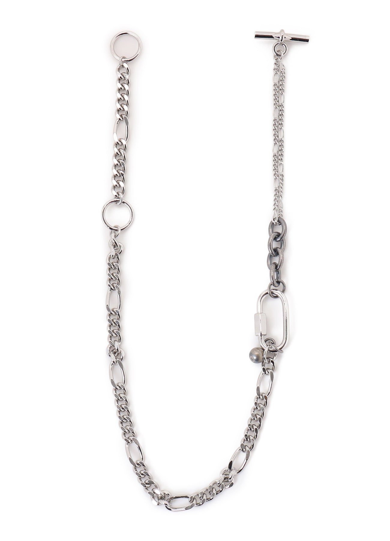 BRASS SILVER NECKLACE A