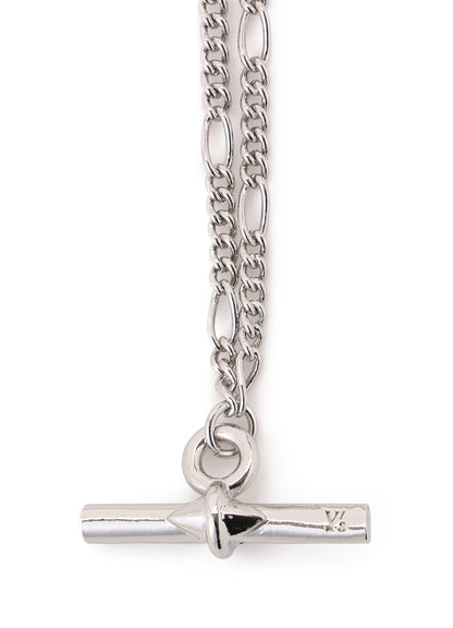 BRASS SILVER NECKLACE A