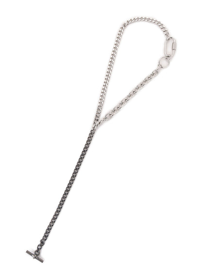 BRASS SILVER NECKLACE B