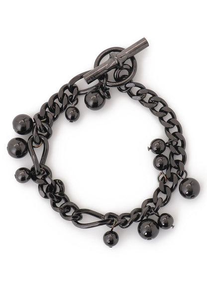 BRASS SILVER BALL BRACELET