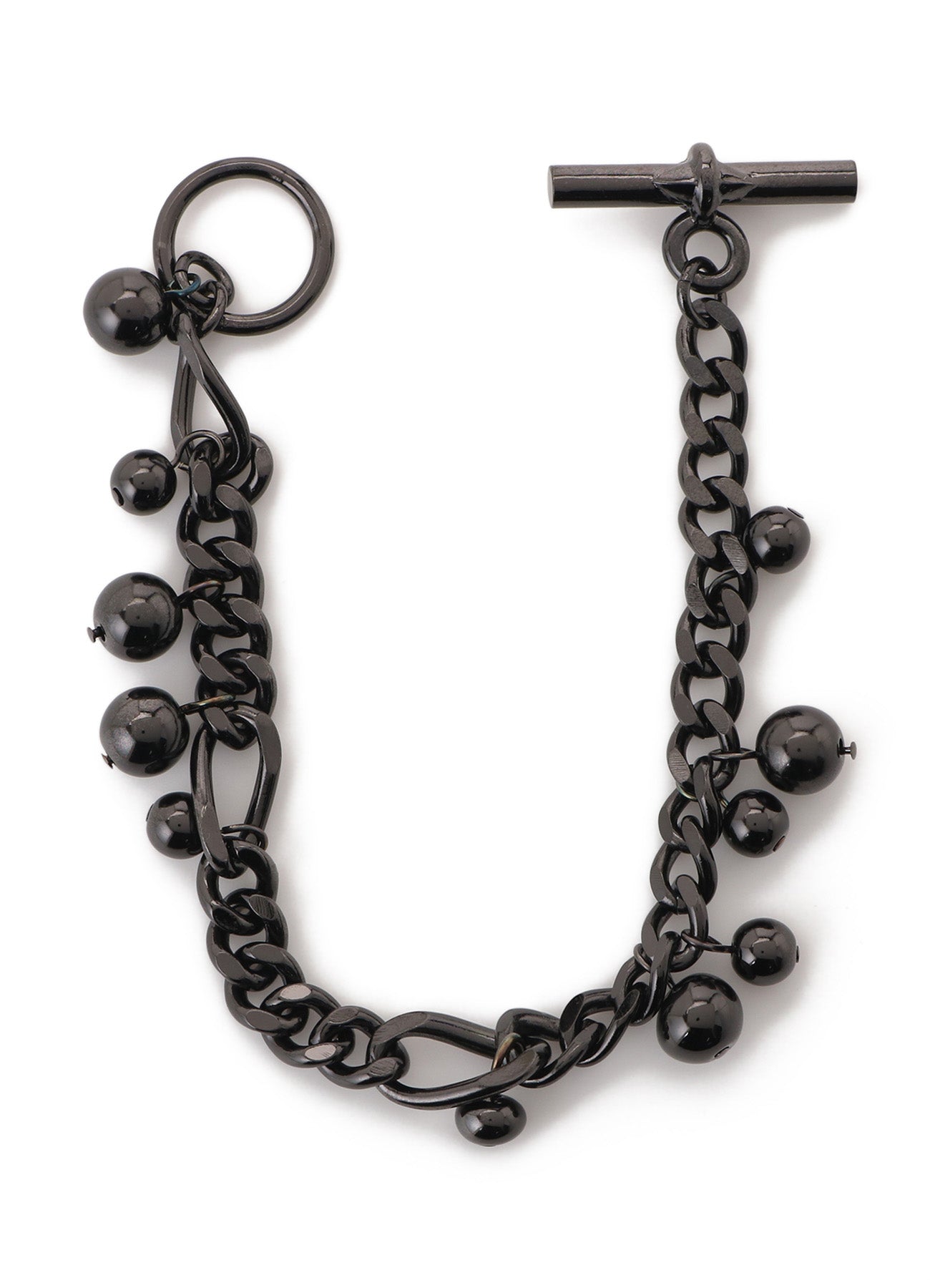 BRASS SILVER BALL BRACELET