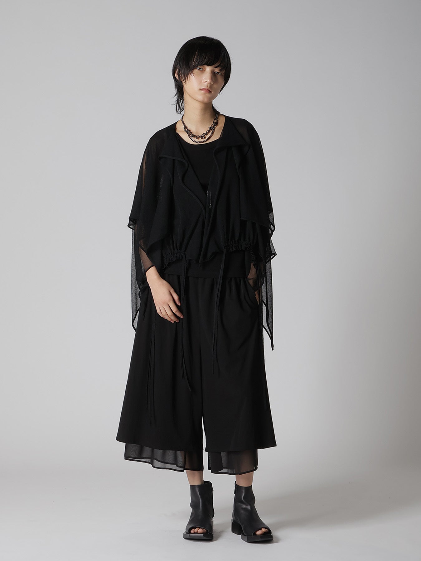 BRASS SILVER BALL NECKLACE B