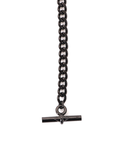 BRASS SILVER BALL NECKLACE B