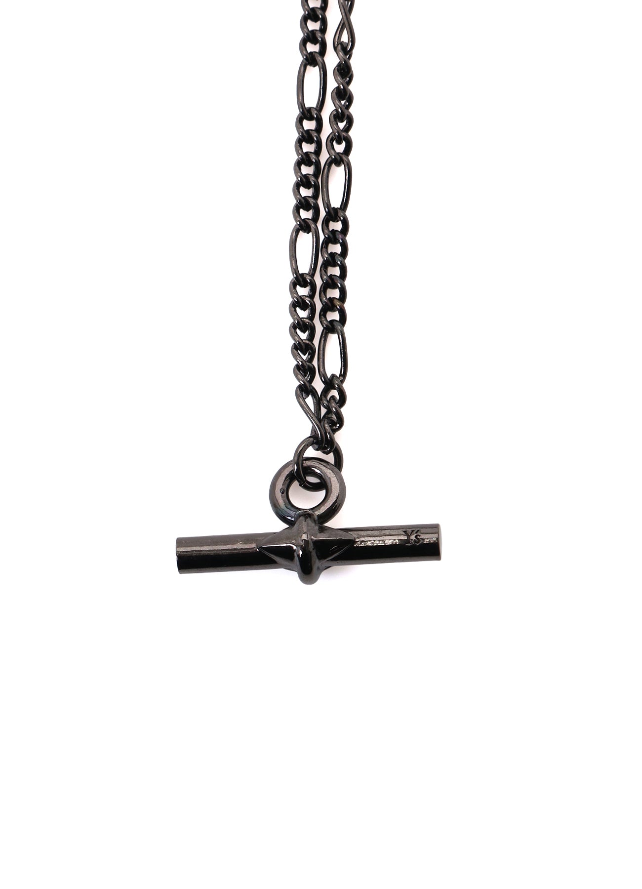 BRASS SILVER BALL NECKLACE A