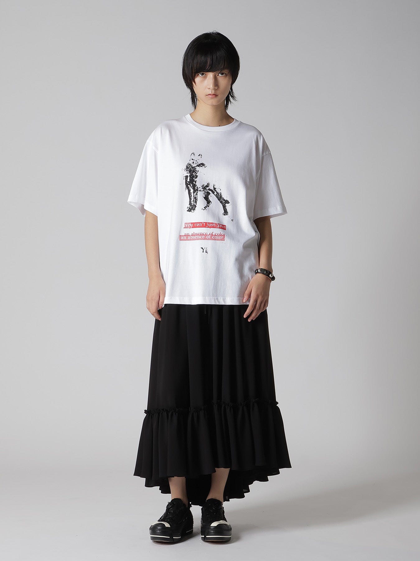 SEMIGLOSS LEATHER STUDS BRACELET