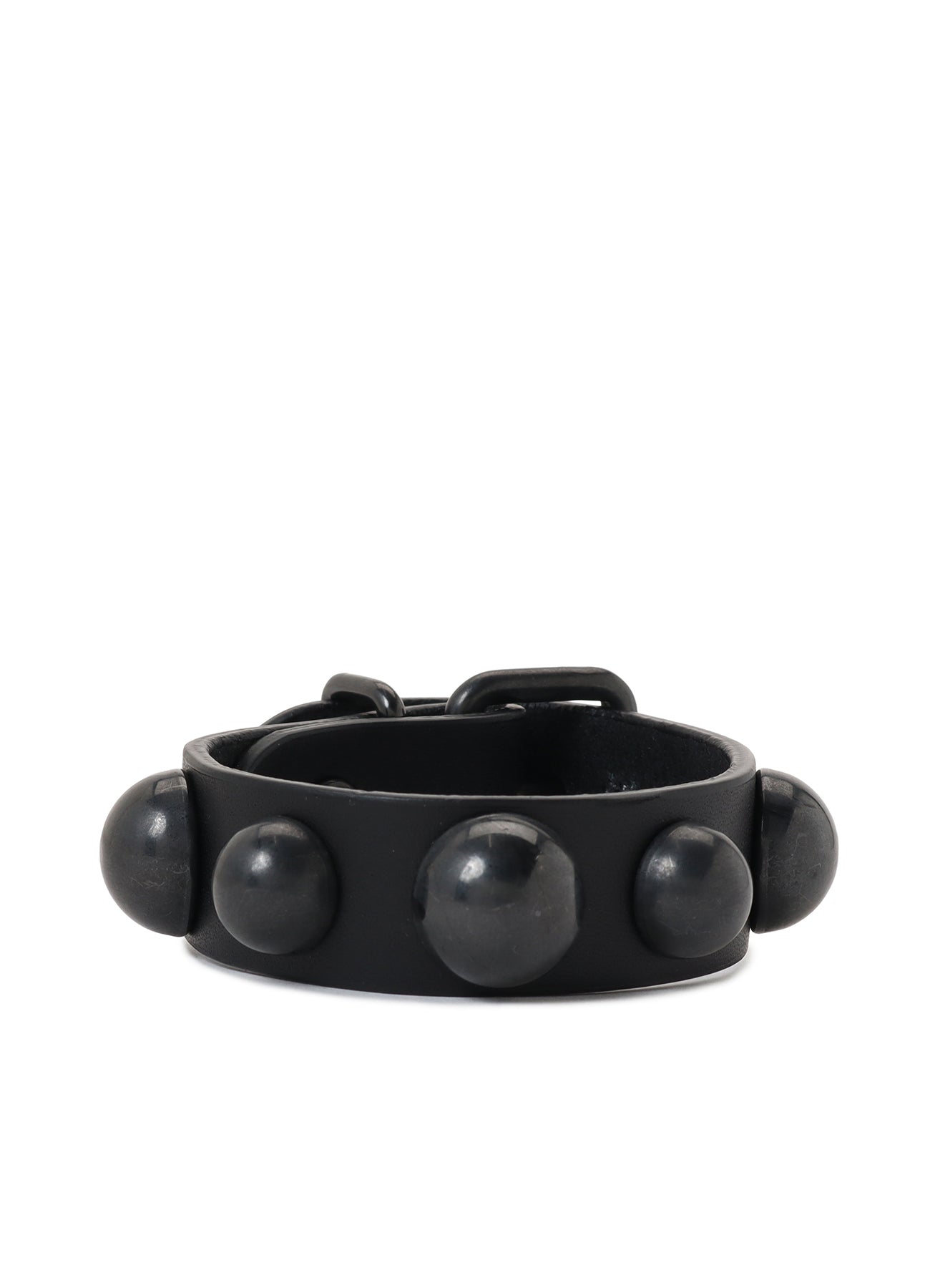 SEMIGLOSS LEATHER STUDS BRACELET