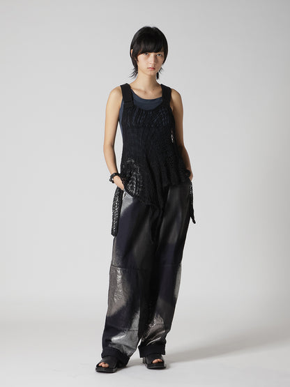 SEMIGLOSS LEATHER STUDS BRACELET