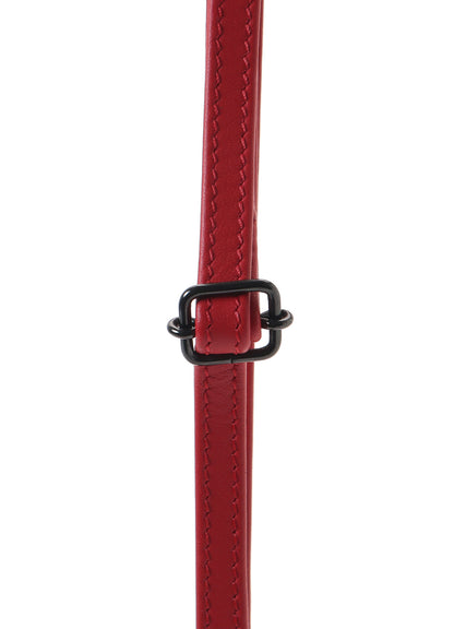 COW LEATHER ZIP NECKLACE