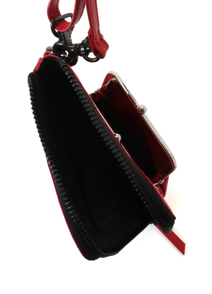 COW LEATHER ZIP NECKLACE