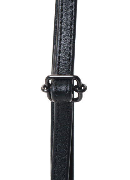 COW LEATHER ZIP NECKLACE