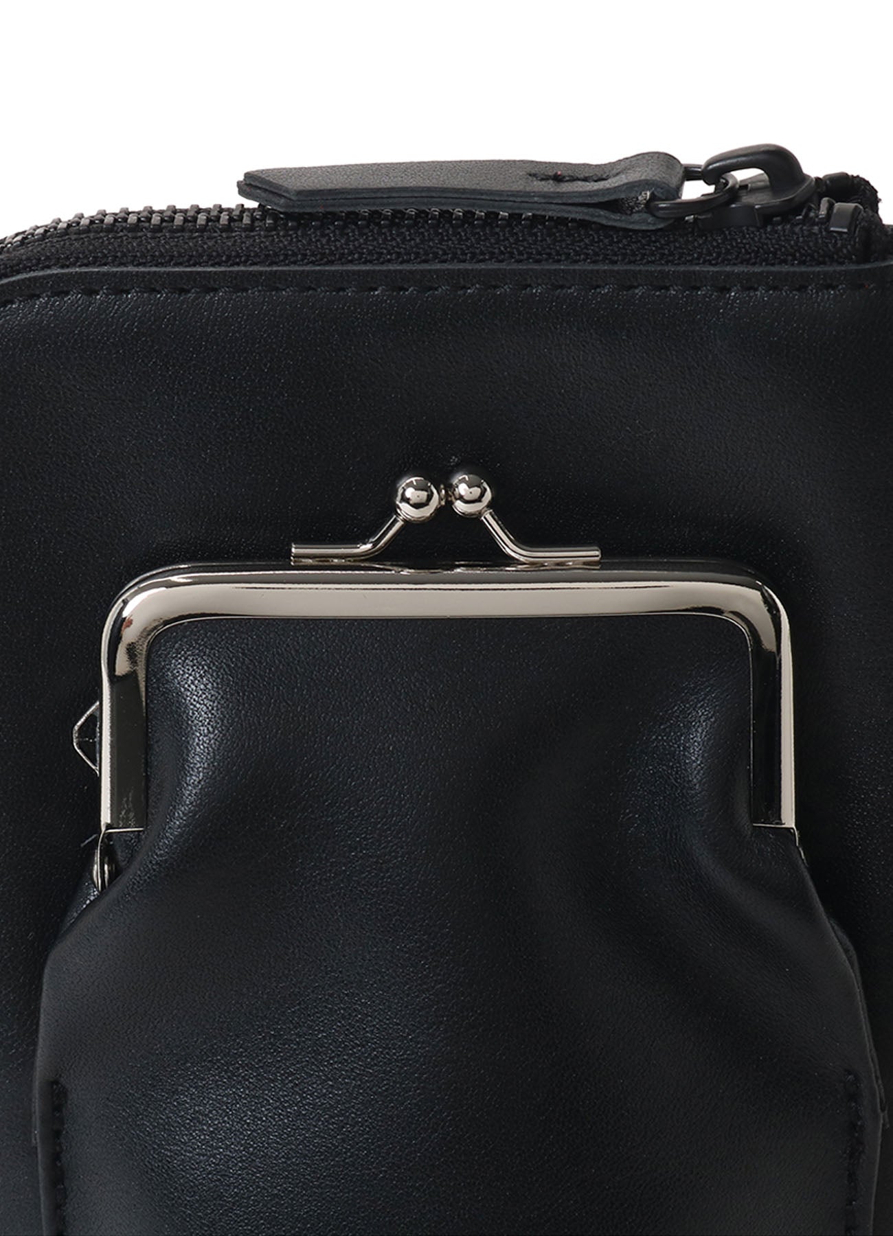 COW LEATHER ZIP NECKLACE