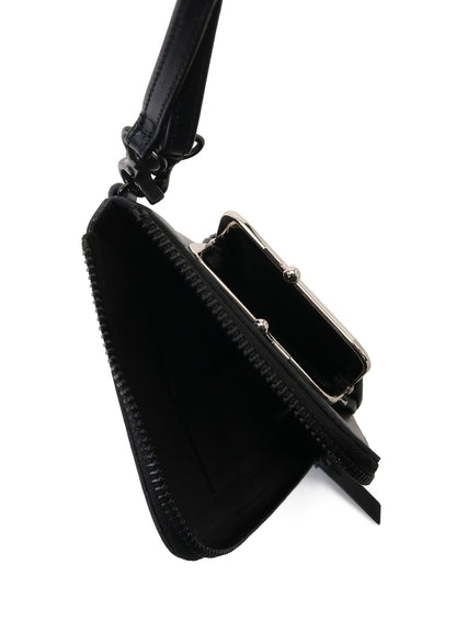 COW LEATHER ZIP NECKLACE