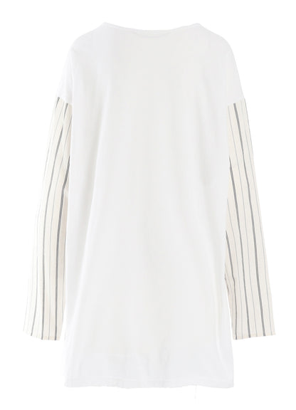 COMBINATION HENLEY NECK BLOUSE