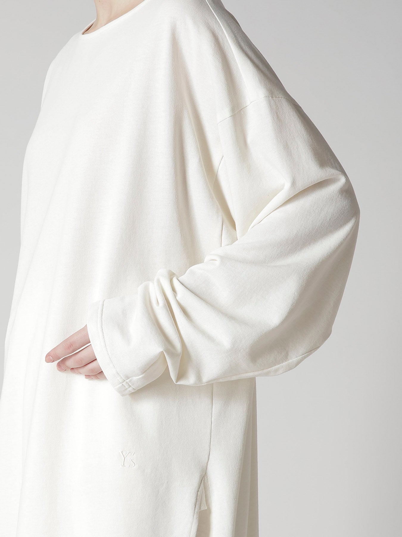 COTTON INLAY PULL OVER