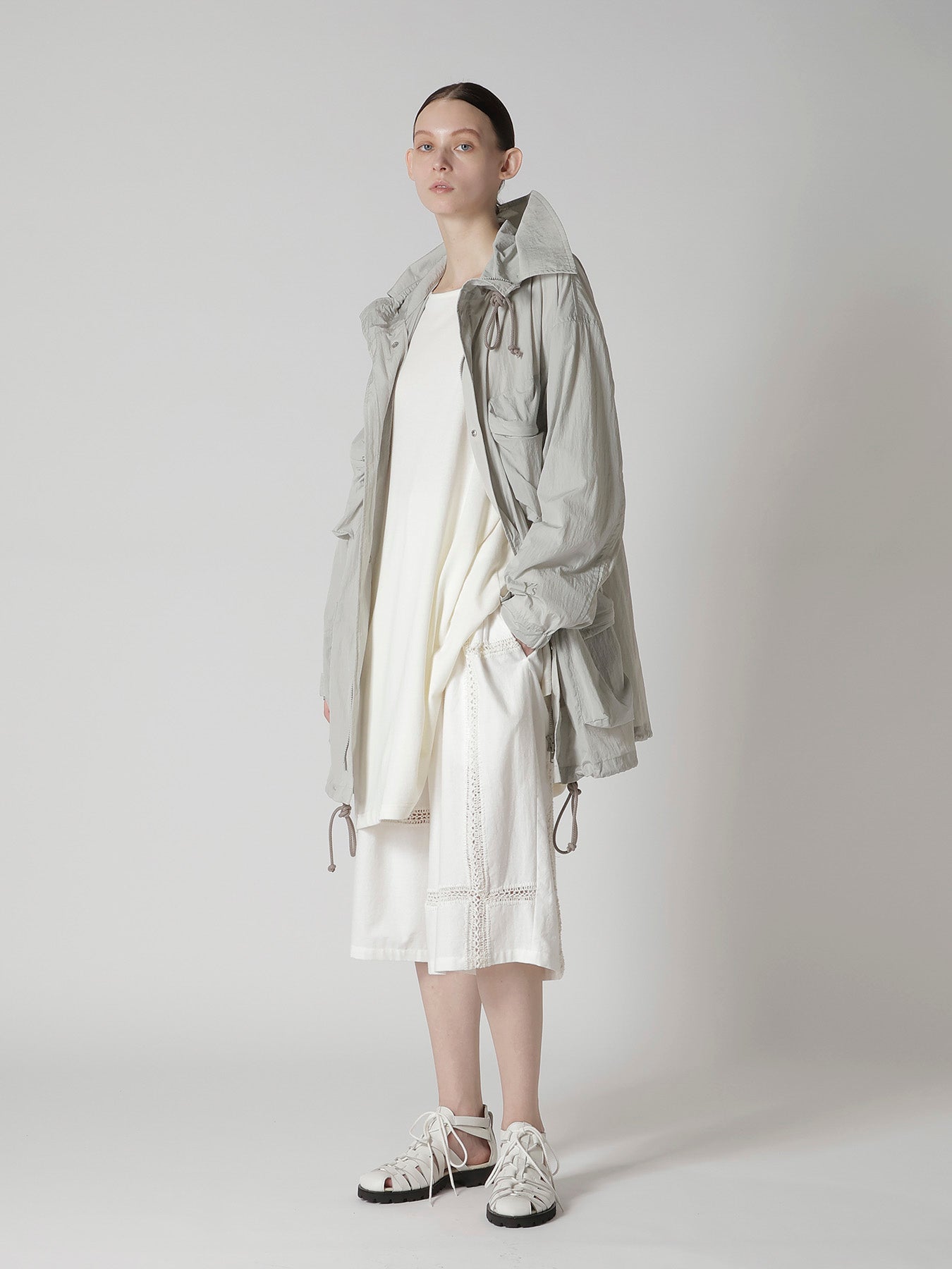 COTTON INLAY PULL OVER