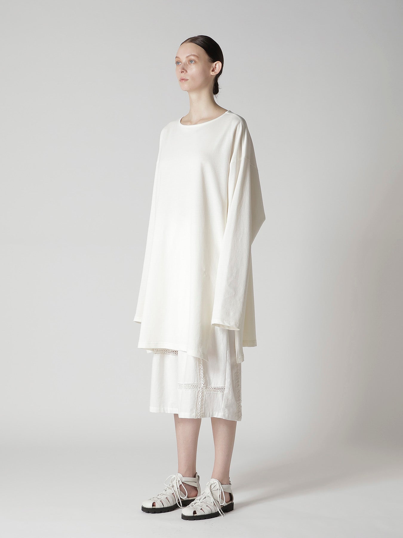 Yohji Yamamoto Y's ポルカドット レイヤードカットソー POLKA DOT Y'S