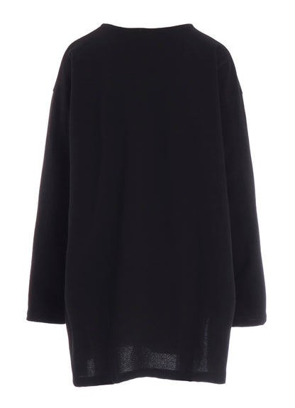 COTTON INLAY PULL OVER