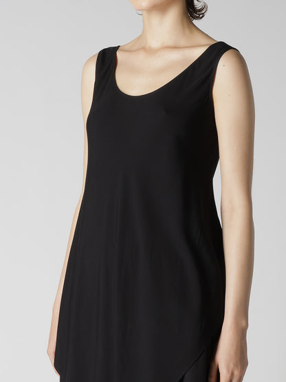 RAYON TWILL UNEVEN TANKTOP