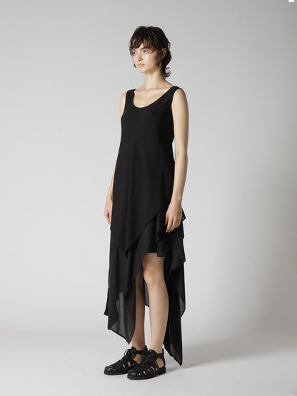 RAYON TWILL UNEVEN TANKTOP