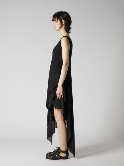 RAYON TWILL UNEVEN TANKTOP