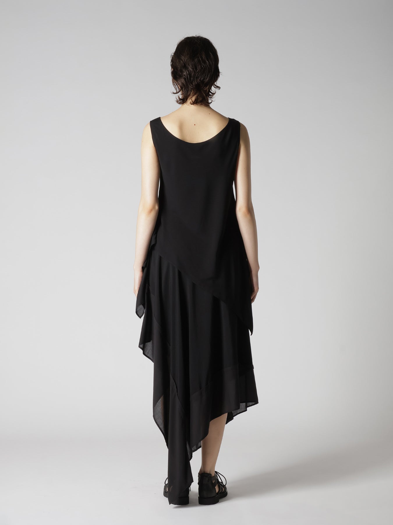 RAYON TWILL UNEVEN TANKTOP
