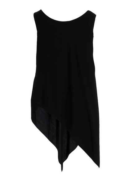 RAYON TWILL UNEVEN TANKTOP