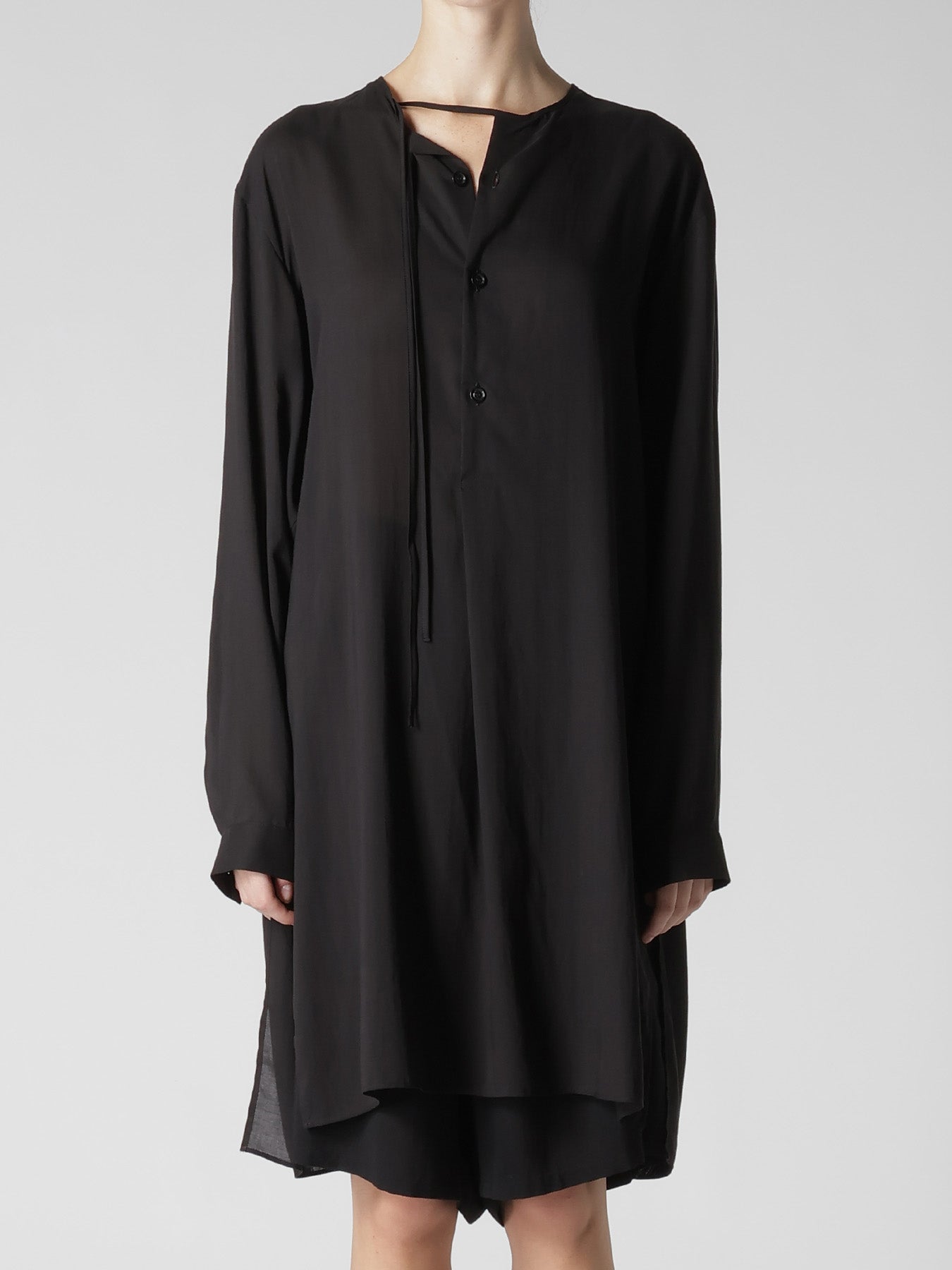 CELLULOSE LAWN DRAW STRING BLOUSE