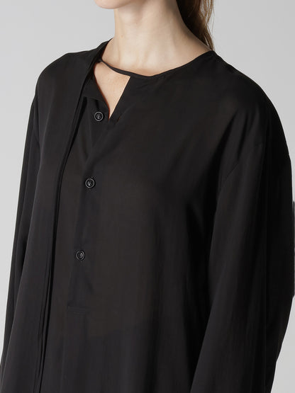 CELLULOSE LAWN DRAW STRING BLOUSE