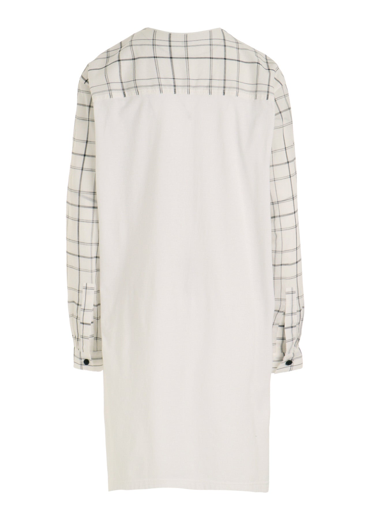 ORGANIC COTTON PLAID BLOUSE