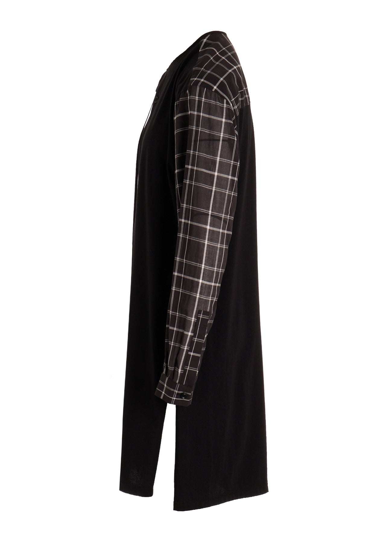 ORGANIC COTTON PLAID BLOUSE