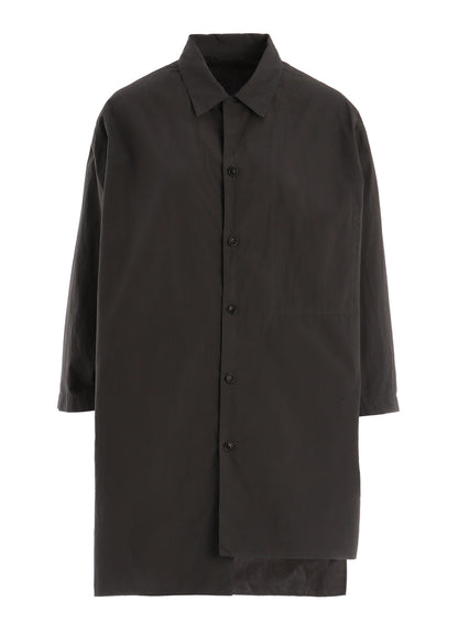 COTTON TYPEWRITER 3/4 SLEEVE BLOUSE