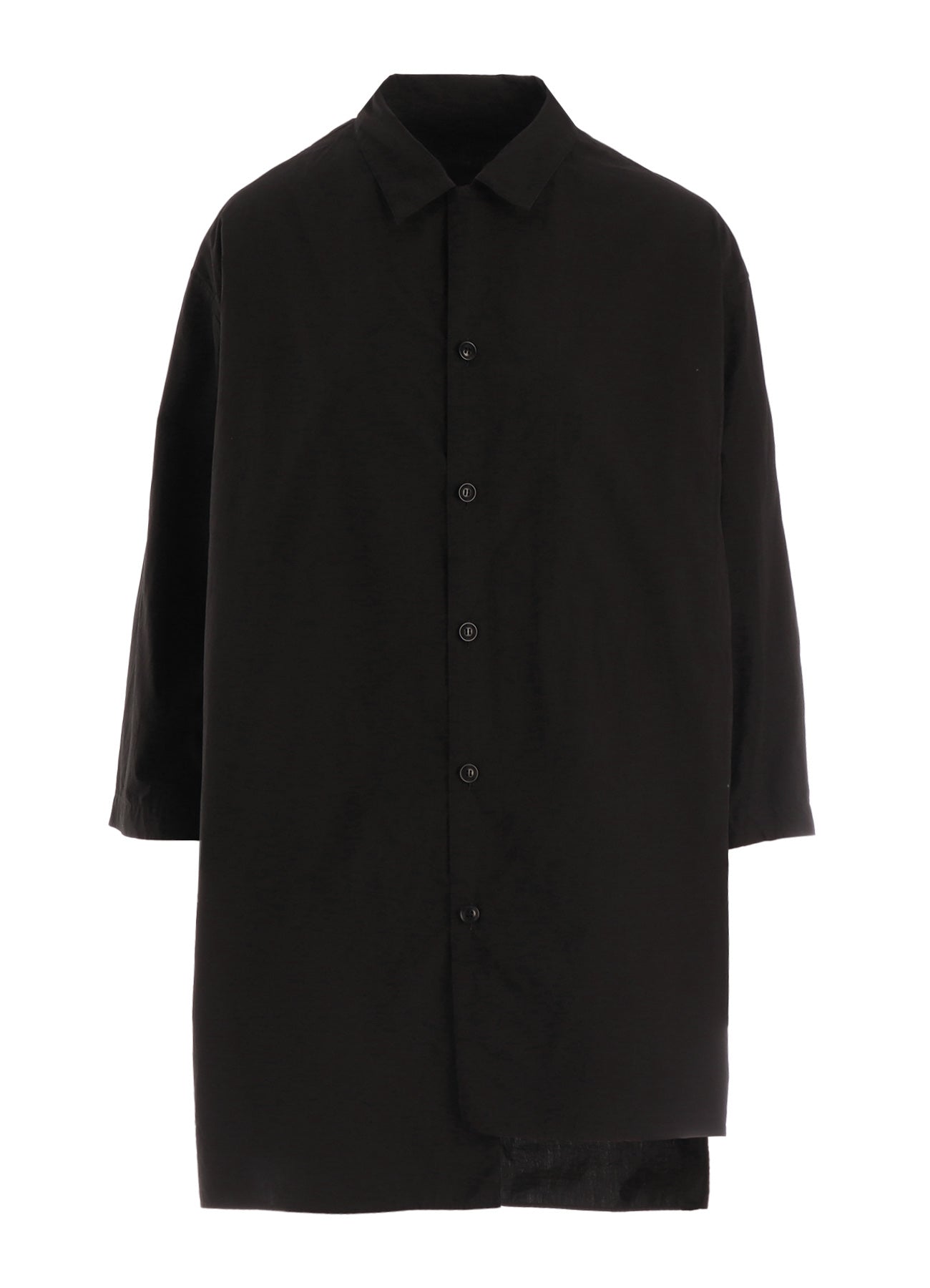 COTTON TYPEWRITER 3/4 SLEEVE BLOUSE