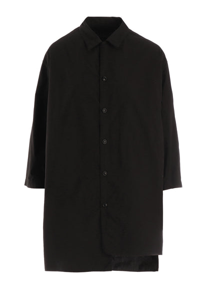 COTTON TYPEWRITER 3/4 SLEEVE BLOUSE