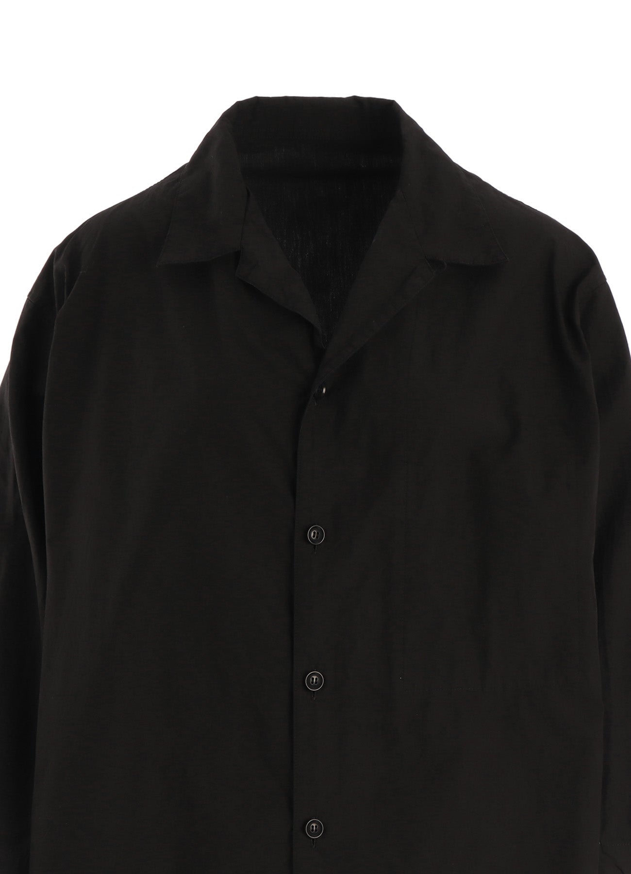 COTTON TYPEWRITER 3/4 SLEEVE BLOUSE