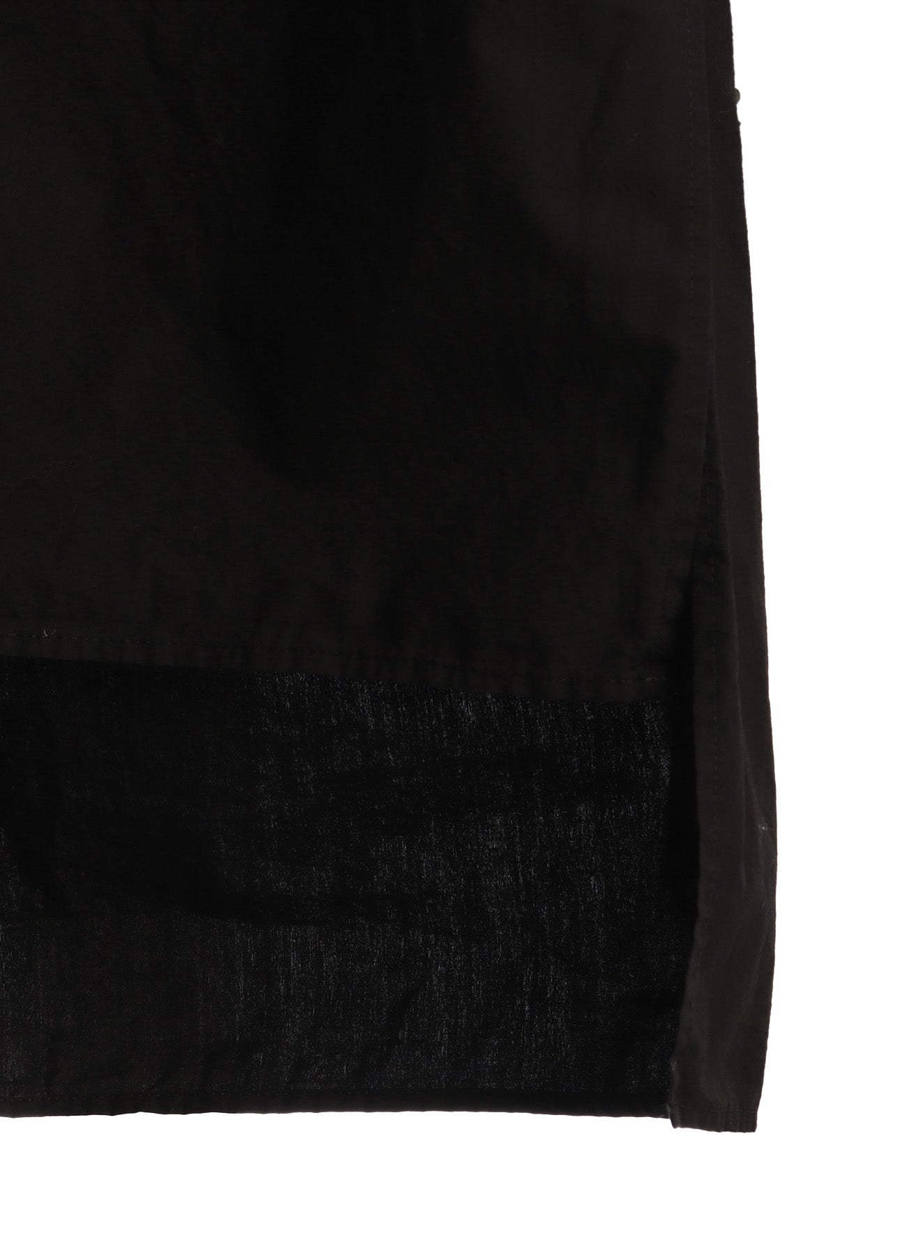 COTTON TYPEWRITER 3/4 SLEEVE BLOUSE