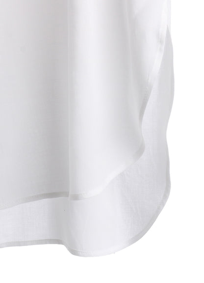 CELLULOSE LAWN HOODED BLOUSE