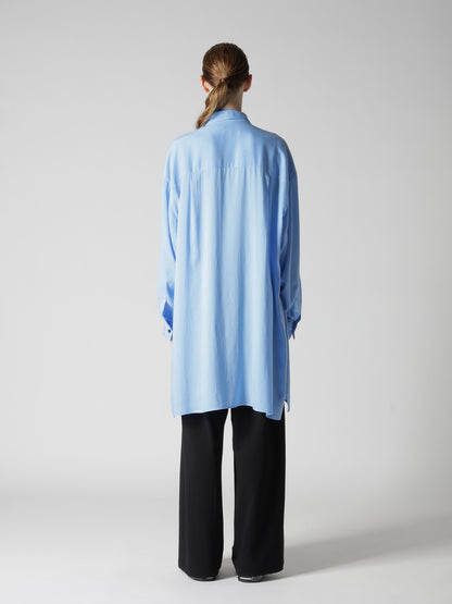 CELLULOSE LAWN UNBALANCED BIG BLOUSE