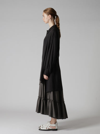 CELLULOSE LAWN UNBALANCED BIG BLOUSE