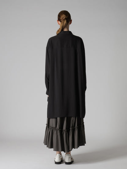 CELLULOSE LAWN UNBALANCED BIG BLOUSE