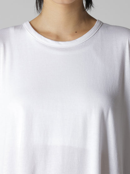 COTTON COMBINATION LONG SLEEVE BLOUSE